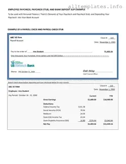 Fill Your Payroll Check Template