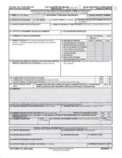Fill Your Dd 214 Template