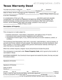 Attorney-Approved  Deed Document for Texas